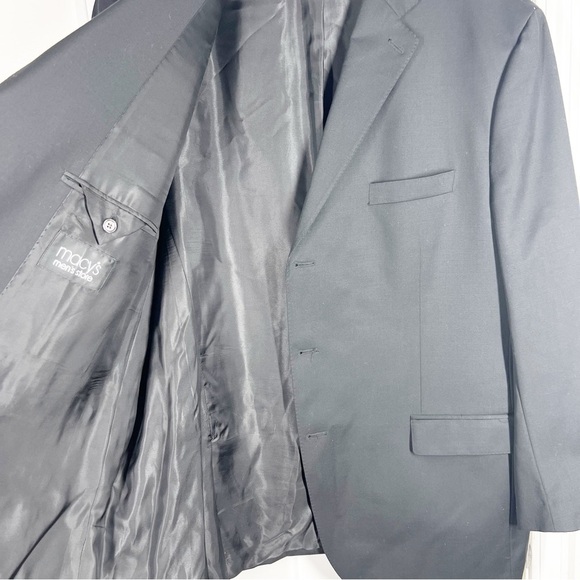 Lauren Ralph Lauren Men's Black Wool Suit Blazer Jacket Size 50L - Picture 8 of 12